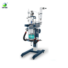 5L Dual Layer Chemical Mixing Glass Reactor